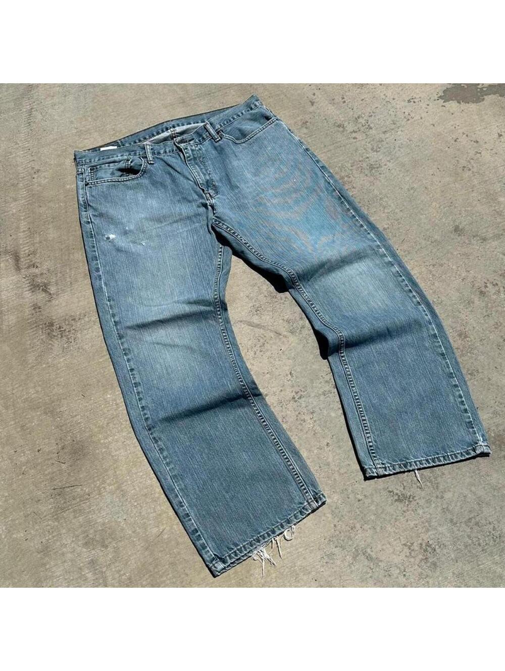 Y2K Skater Levi’s 559 Distressed Baggy Jeans - 36x32